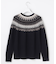 FAIR ISLE ラウンドネック ニット