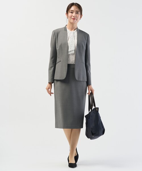 セットアップ対応】BAHARIYE SOLID ノーカラー ジャケット｜ジェイ