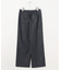 セルロースシャンブレー セミワイド パンツ