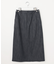 【WEB限定】セルロースシャンブレー ナロー スカート