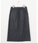 【WEB限定】セルロースシャンブレー ナロー スカート