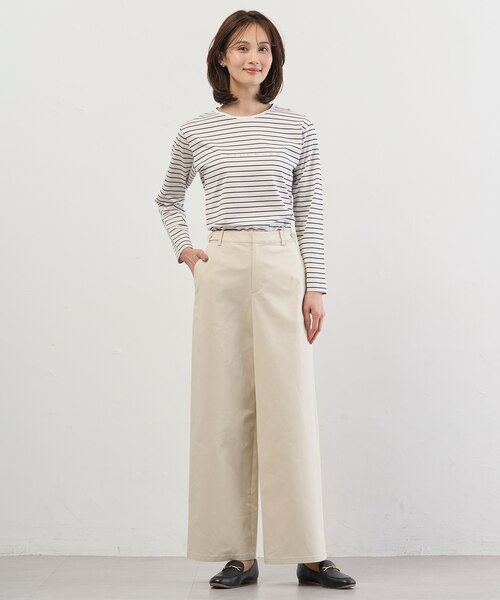 チノストレッチ ワイドパンツ｜ジェイ・プレスの通販｜&mall（アンド