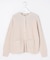 ORGANIC GASS COTTON クルーネック カーディガン