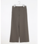 セルロースリネンストレッチ セミワイド パンツ
