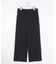 セルロースリネンストレッチ セミワイド パンツ