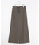 【WEB限定】セルロースリネンストレッチ ワイドストレート パンツ