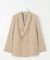 【人気素材・セットアップ対応】セルロースリネンストレッチ ダブル ジャケット