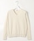 HIGH GAUGE BASIC Vネック ニット