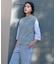 【WEB限定カラーあり・プラスワンアイテムに】LINEN COTTON ニット ベスト