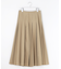 【WEB限定カラーあり】TC ライトタンブラー プリーツ スカート