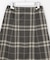 ブロックチェックジャガード フレア スカート