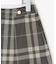 ブロックチェックジャガード フレア スカート