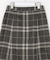 ブロックチェックジャガード フレア スカート