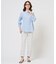 【WEB限定カラーあり】コンパクトエステネージュ シャーリング シャツ ブラウス