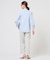 【WEB限定カラーあり】コンパクトエステネージュ シャーリング シャツ ブラウス