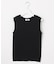 【レイヤードスタイルに】FINE COTTON SLEEVELESS タンクトップ