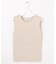 【レイヤードスタイルに】FINE COTTON SLEEVELESS タンクトップ
