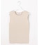 【レイヤードスタイルに】FINE COTTON SLEEVELESS タンクトップ
