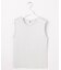 【レイヤードスタイルに】FINE COTTON SLEEVELESS タンクトップ