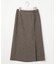 リネンバイオシャンブレー Aライン スカート