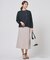 リネンバイオシャンブレー Aライン スカート