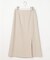 リネンバイオシャンブレー Aライン スカート