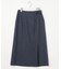 リネンバイオシャンブレー Aライン スカート