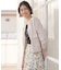 LINEN COTTON BLEND ニット ブルゾン