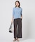 LINEN COTTON ポロ ニット