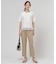 【WEB限定カラーあり】TCシャンブレーサテンST テーパード パンツ