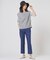 【WEB限定カラーあり】TCシャンブレーサテンST テーパード パンツ