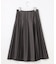エアリースパンボイル プリーツ スカート