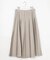 エアリースパンボイル プリーツ スカート
