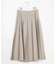 エアリースパンボイル プリーツ スカート