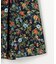 スパンボタニカル プリント ロング フレア スカート