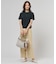 COOL MINT COTTON POLYESTER ヘンリーネック ニット プルオーバー