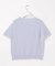 COOL MINT COTTON POLYESTER フレアスリーブ ニット プルオーバー