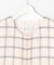【WEB限定】シアーチェック ノースリーブ カットソー