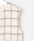 【WEB限定】シアーチェック ノースリーブ カットソー
