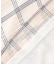 【WEB限定】シアーチェック ノースリーブ カットソー