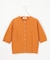 COTTON ACETATE DRY クルーネック カーディガン
