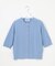 COTTON ACETATE DRY クルーネック カーディガン