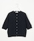 COTTON ACETATE DRY クルーネック カーディガン