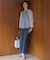 SHEER LIGHT KNIT ブルゾン