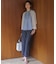 SHEER LIGHT KNIT ブルゾン