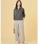 【WEB限定カラーあり】リネンレーヨン 柄 ワイドパンツ