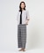 【WEB限定カラーあり】リネンレーヨン 柄 ワイドパンツ