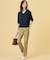 【2WAY・シーンレスに活躍】SCARF KNIT Vネック ニット