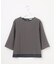 【一枚で着映え】幾何オパール プルオーバー ブラウス
