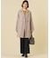 ウールナイロンリバー ダブル テーラード コート